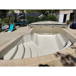 PISCINE gelcoat blanc perlé 1013