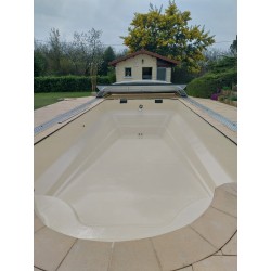 PISCINE gelcoat blanc perlé 1013