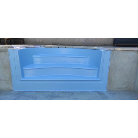 PISCINE gelcoat bleu liner
